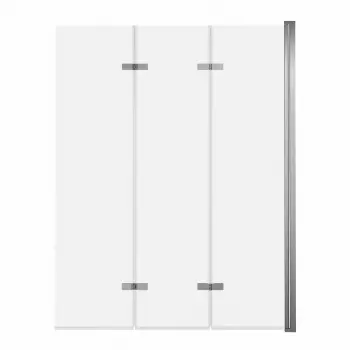 Parawan nawannowy 3-panelowy składany SAJNO 100cm chrom - AD Naturalnie